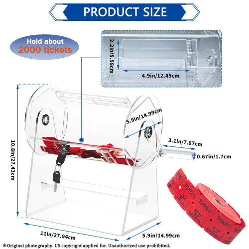 Boîte de sélection aléatoire manuelle pratique conçue pour les 2