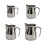 304 Stainless Steels Coffee Frothing Pitcher for Precise-500ml 2
