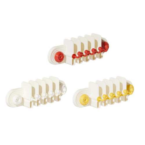 Moderm Wall Mounted Toothpaste And Cream Organizer For-Yellow 1
