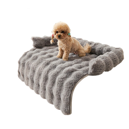 Chien chiot épaissir lit fourrure épaisse couverture canapé-DHA