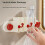 Modern ABS Toothpaste Clip With Multiple Shelves Ideal-Yellow 6
