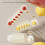 Multilayer Toothpaste Holder Wall Mounted Storage Rack For-Red 7