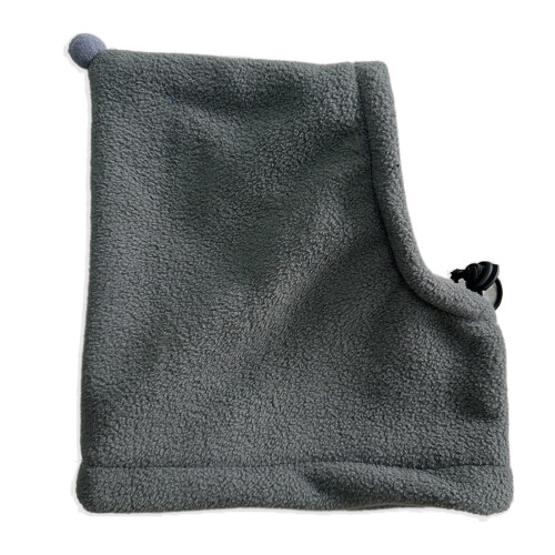 Comfortable Dog Plush Hat For Cold Weather Winter Warm-grey M