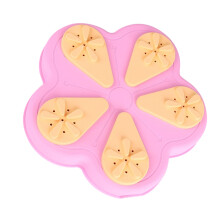 Pet Slow Eating Puzzle Toy Cats Treat Puzzle Toy Art-Pink