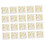 Lot de 20 serviettes jetables élégantes à bordure dorée, conçues 1