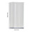 Clear Acrylic Square Vases,None-Breakable Plastic Vases-10x20cm 4