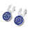 Sophisticated Pattern Cufflinks Craft Of Copper With-silver 1