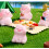 Mini figurines de cochons minuscules en résine pour décorations 4