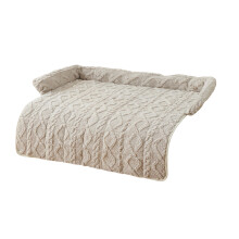 Thicken Long Haired Sofa Bed Nest for Pet Bed-Light Grey B