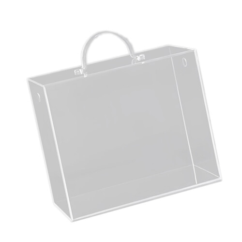 Durable Portable Acrylic Gift Container Flower Display-large