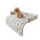 Dog Sofa Bed Soft and Comfortable Thicken Cover-Light Grey A 1