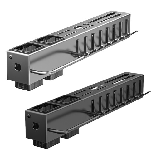 Practical Over The Sink Kitchen Rack For Gadgets-Black 50cm 2