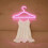 Plastic Light Up Clothing Rack Foldable Design-warm light 3