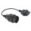 38PIN OBD2 Diagnostic Adapter Cable for Benz, 28cm, ABS Material 2
