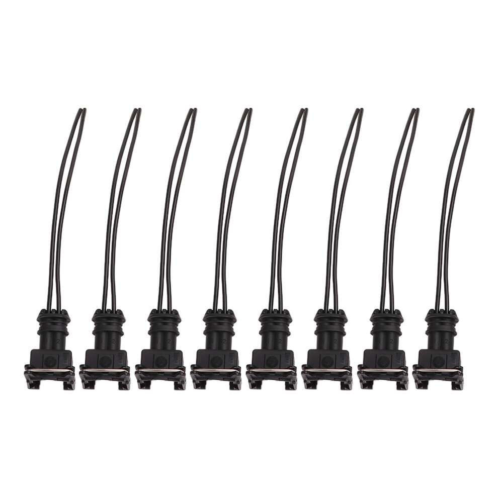 8Pcs Ev1 Fuel Injector Connector Wiring Plugs Clips Cut Splice Compatible 4911390061907