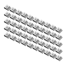 50 Stück Edelstahl-Kabelklemmen für Solarmodulkabel Befestigungsklammer-Set