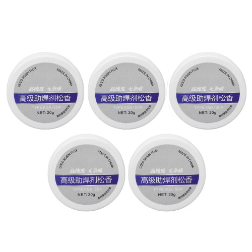 5Pcs Solder Flux Rosin Semi Solid Anti-Oxidation Soldering Paste