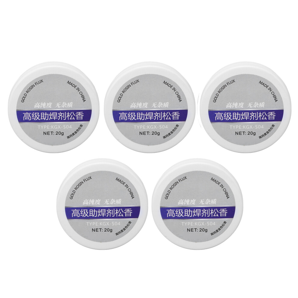 5Pcs Solder Flux Rosin Semi Solid Anti-Oxidation Soldering Paste 3111390243056