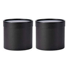 2PCS Decorative Mini Plant Pot Portable And User Friendly-Black