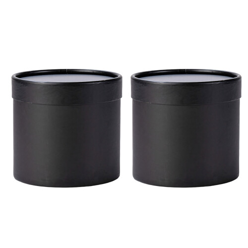 2PCS Decorative Mini Plant Pot Portable And User Friendly-Black
