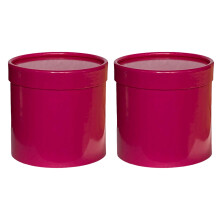 2 dekorative Mini-Blumentöpfe, tragbar und-Rosenrot