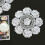 Romance Floral bestickte Untersetzer und Tischsets im Set, 5