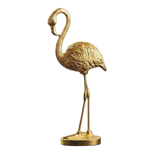 Flamingo-Statuen, Kunstharz,-neige deinen Kopf