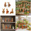 Mini Resin Bunnies Tiny Plastic Rabbit Miniature-Backpack Hare 4