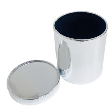 Beau vase fleuri fait à la main avec une construction-Argent