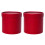 Blumen-Display-Eimer im Doppelpack, stabiler-Chinesisches Rot 1