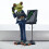 Artistic Treefrog Ornament Premium Resin Treefrog-Men model 7