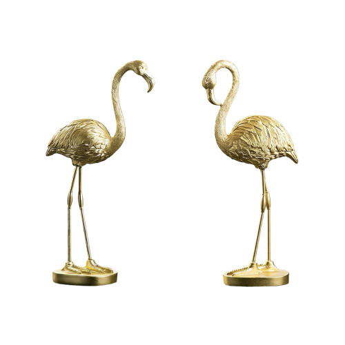 Flamingo-Statuen, Kunstharz,-neige deinen Kopf 1