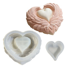Chocolate Molds Unique Heart Shape Silicone Molds Mousses Cake