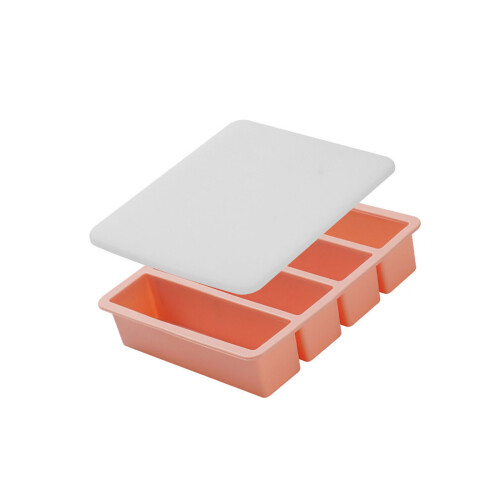 Commercial Grade 4 Compartment Ice Block Molds Flexible-2