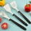 Gadgets de cuisine en Silicone, ustensiles de cuisine-Vert 6
