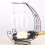 Decorative Storage Rack Eye Catching Iron Pirate Boat Wine-Gold 5