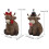 Elegant Pattern Sculpture Yak Resin Statue Home-envelope cow 6