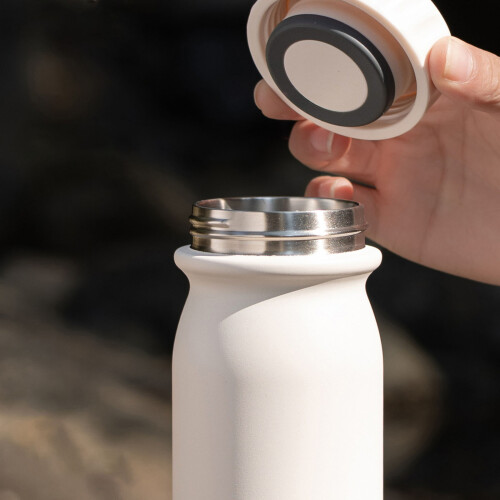 Functionele geïsoleerde drankcontainer 417 ml-Zwart 2