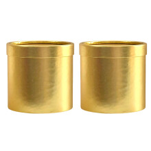 Two Fascinating Floral Presentation Tins Stylish Color-Gold