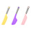 Large Cream Baking Scrapers Silicone Spatula Nonstick-Pink 1 2