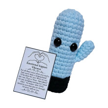Handmade Emotional Positive Support Emotional-light blue