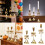 Iron Taper Candle Holders Decorative Candle Stand,Bowknot 3