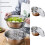 Multifunctional Stainless Steel Basin Set Kitchen Strainer-M 3