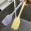 Silicone Baking Scrapers Smoother Spreader Kitchen-Yellow 1 5