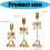 Iron Taper Candle Holders Decorative Candle Stand,Bowknot 4