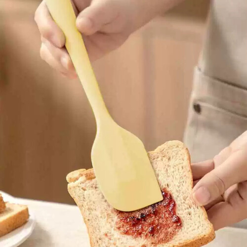 Silicone Cream Baking Scrapers Butter Spatula Kitchen-Pink 1 2