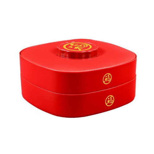 Retro Red Candy Tray With Compartments For-Festive candy dish 1