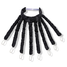 Heatless Curling Rod Headband for Long Hair with Soft Rubber Rollers for Overnight No Heat Curlers