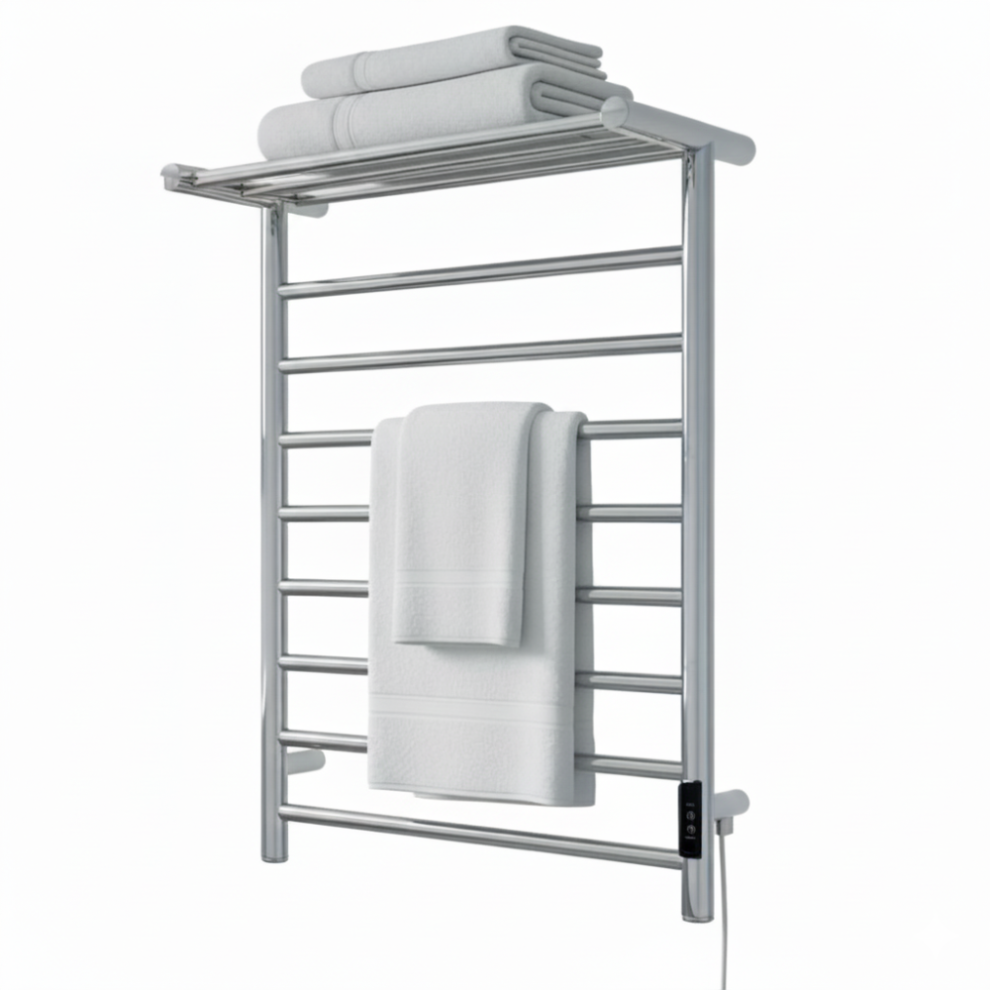 Manissa Chester Dry Electric Stainless Steel Towel Rail 600 X 500Mm