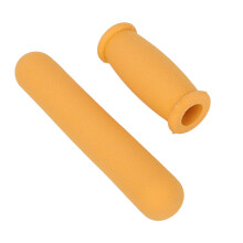 4 Stück Gelbe TPU-Krückenpolster 190x32mm, 100mm Griff